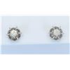Image 3 : 0.31ctw Diamond Earrings - 14KT White Gold