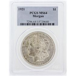 1921 PCGS MS64 Morgan Silver Dollar