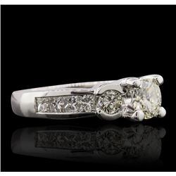 14KT White Gold 1.95ctw Diamond Ring