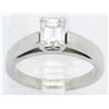 Image 1 : 0.74ct Diamond Ring - 14KT White Gold