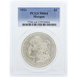1921 PCGS MS64 Morgan Silver Dollar