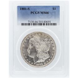 1881-S PCGS MS66 Morgan Silver Dollar