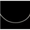 Image 1 : 16" Spiga Chain Necklace - 14KT White Gold