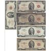 Image 3 : Lot of 10 Assorted United States Red Seal $2 Bills