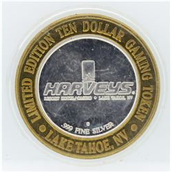Limited Edition $10 Las Vegas .999 Silver Gaming Token
