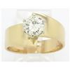 Image 5 : 1.01ct Diamond Ring - 14KT Yellow Gold