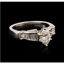 14KT White Gold 1.27ctw Diamond Ring