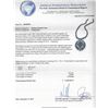 Image 3 : 36.71ctw Blue Sapphire and Diamond Necklace - 14KT White Gold