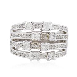 14KT White Gold 0.88ctw Diamond Ring