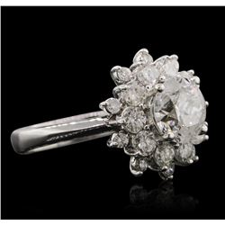 14KT White Gold 2.40ctw Diamond Ring