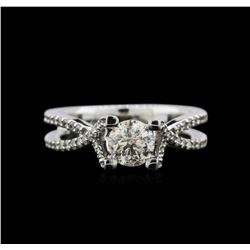 0.82ctw Diamond Ring - 14KT White Gold