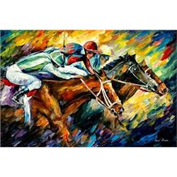 Small Edition Dead Heat By Leonid Afremov