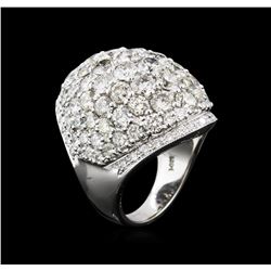 9.58ctw Diamond Ring - 14KT White Gold