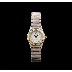 Omega Two-Tone Diamond Constellation Ladies Watch