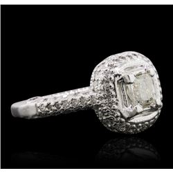 14KT White Gold 1.78ctw Diamond Ring