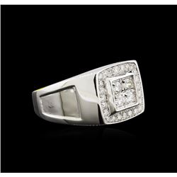 0.78ctw Diamond Ring - 14KT White Gold