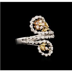 18KT Two-Tone Gold 0.60ctw Diamond Ring