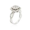 Image 3 : 18KT White Gold 1.56ctw Diamond Ring