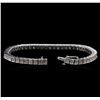 Image 3 : 4.00ctw Diamond Tennis Bracelet - 14KT White Gold