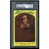 Image 1 : Eddie Mathews Signed Gold HOF Postcard (PSA Encapsulated)