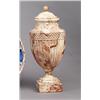 Image 1 : A faience URN and COVER, probably Sweden, around, A faience URN and COVER, probably Sweden, aro...