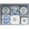 Image 1 : A set of 21 TILES, partly from France, partly, A set of 21 TILES, partly from France, partly fr...
