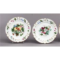 A set of two Russian 19th century PLATES, Moscow,, A set of two Russian 19th century PLATES, Mo...