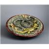 Image 1 : A 19th century faience DISH, Palissy-type, 35 cm, A 19th century faience DISH, Palissy-type, 35...