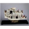 Image 1 : A CHINESE IVORY FLOWER BOAT, 19th century, ivory, A CHINESE IVORY FLOWER BOAT, 19th century, iv...
