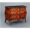 Image 1 : A Swedish rococo gilt bronze walnut COMMODE,, A Swedish rococo gilt bronze walnut COMMODE, lime...