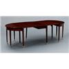 Image 1 : An English mahogany DINING TABLE, early 19th, An English mahogany DINING TABLE, early 19th cent...