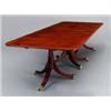 Image 1 : An English mahogany DINING TABLE, end 19th, An English mahogany DINING TABLE, end 19th century,...