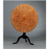 Image 1 : A Swedish burr alder TILT TOP TABLE, Mälardalen,, A Swedish burr alder TILT TOP TABLE, Mälardal...