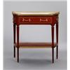 Image 1 : A French Louis XVI gilt mounted mahogany CONSOLE, A French Louis XVI gilt mounted mahogany CONS...
