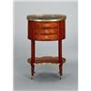Image 1 : A Louis XVI brass mounted mahogany and fruitwood, A Louis XVI brass mounted mahogany and fruitw...