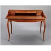 Image 1 : A Swedish rococo gilt mounted oak BUREAU, top, A Swedish rococo gilt mounted oak BUREAU, top pa...