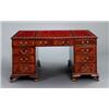 Image 1 : An English brass mounted pyramid mahogany, An English brass mounted pyramid mahogany PARTNER S...