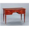 Image 1 : A Directoire brass mounted mahogany WRITING DESK,, A Directoire brass mounted mahogany WRITING...