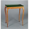 Image 1 : A Swedish rococo tôle TRAY on walnut STAND, 71 cm, A Swedish rococo tôle TRAY on walnut STAND,...