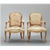 Image 1 : A set of two Swedish rococo cut and gilt wood, A set of two Swedish rococo cut and gilt wood AR...