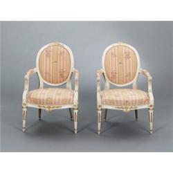 A pair of Swedish late 18th century cut and, A pair of Swedish late 18th century cut and painte...