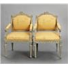 Image 1 : A pair of German/Austrian Louis XVI cut and, A pair of German/Austrian Louis XVI cut and painte...