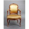 Image 1 : A French Louis XV cut and polished beechwood, A French Louis XV cut and polished beechwood ARMC...