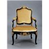 Image 1 : A Swedish rococo cut and painted ARMCHAIR,, A Swedish rococo cut and painted ARMCHAIR, Stockhol...