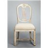 Image 1 : A Swedish late 18th century cut and painted, A Swedish late 18th century cut and painted CHAIR...