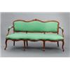 Image 1 : A French Louis XV cut walnut CANAPÉ, 178 cm, A French Louis XV cut walnut CANAPÉ, 178 cm long...