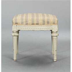 A Swedish late 18th century cut and painted, A Swedish late 18th century cut and painted TABOUR...