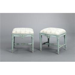 A pair of Swedish late 18th century cut and, A pair of Swedish late 18th century cut and painte...