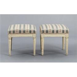 A pair of Swedish late 18th century cut and, A pair of Swedish late 18th century cut and painte...