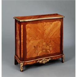 A Louis XVI gilt mounted kingwood and maplewood, A Louis XVI gilt mounted kingwood and maplewoo...